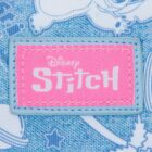 Mochila escolar con carro Stitch Hearts 23x28x10cm Denim