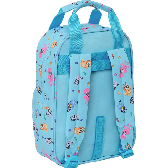 Safta - Mochila Escolar Bluey 28x20 cm Impermeable, Diseño Ergonómico Ideal para Niños y Adultos - Mochila Niños y Adultos Bluey Diseño Compacto y Versátil Safta - Mochila Escolar Bluey 28x20 cm Impermeable, Diseño Ergonómico Ideal para Niños y Adultos - Mochila Niños y Adultos Bluey Diseño Compacto y Versátil