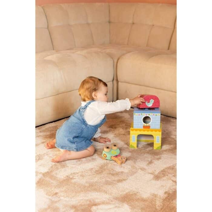 My First Toys con Coche y Sonajero de Madera Juguetes de madera Goula My First Toys con Coche y Sonajero de Madera Juguetes de madera Goula