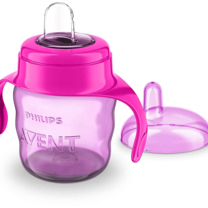Avent Vaso Infantil con Boquilla Blanda Rosa 200 ml