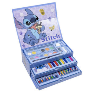 Maletín cofre de papelería coloreable Stitch