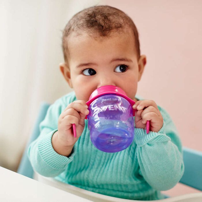Avent Vaso Infantil con Boquilla Blanda Rosa 200 ml