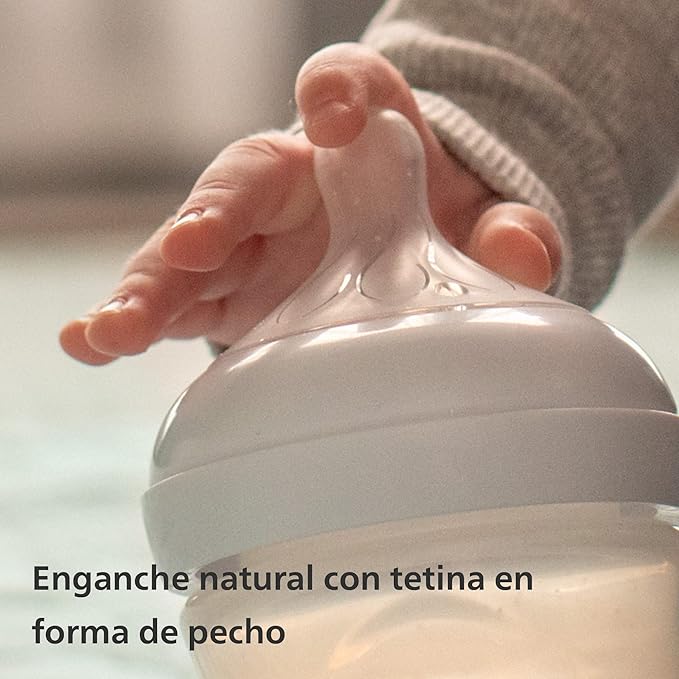 Philips Pack Natural Response, Incluye: 2 biberones 125ml + 2 biberones 260ml + 1 cepillo limpieza biberones + 1 chupete ultra soft 0-6m (SCD838/11) Philips Pack Natural Response, Incluye: 2 biberones 125ml + 2 biberones 260ml + 1 cepillo limpieza biberones + 1 chupete ultra soft 0-6m (SCD838/11)