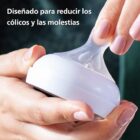 Philips Pack Natural Response, Incluye: 2 biberones 125ml + 2 biberones 260ml + 1 cepillo limpieza biberones + 1 chupete ultra soft 0-6m (SCD838/11)