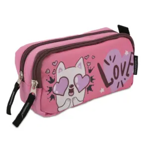 Estuche escolar de 2 cremalleras Starplast