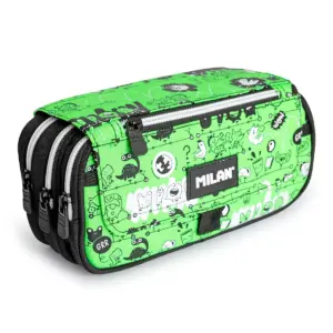 Estuche portatodo triple Milan Tandem Blue Odyssey