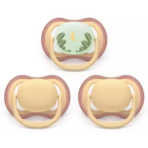 Philips Avent Ultra Air Día y Noche 0–6 Meses – Pack 3 Chupetes