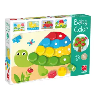 Diset - Juego educativo Mosaico Baby Color de madera Goula 26 piezas 30x22x5 cm (53140)