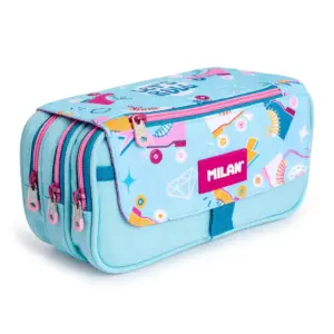 Estuche portatodo triple Milan Roller 2