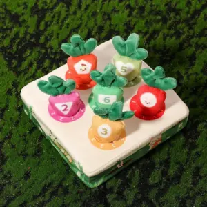 Juguete Montessori de zanahorias de peluche para bebé GGbell
