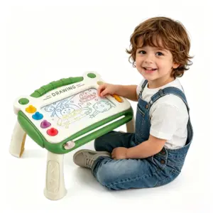Mesa de dibujo magnética 2 en 1 para niños