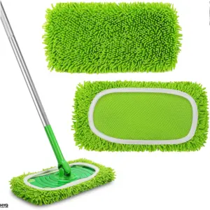 2 tampones de microfibra reutilizables, compatibles con Swiffer recanvio fregona vileda recanvio fregona vileda