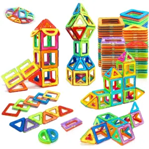 Set de Construcción Magnético 56 Piezas – Juego Educativo STEM