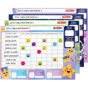 Tablas de recompensa A4 Starplast