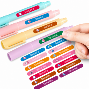 Etiquetas impermeables personalizadas para niños