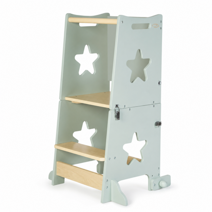 MS Learn Up Torre de Aprendizaje Montessori de Madera Convertible