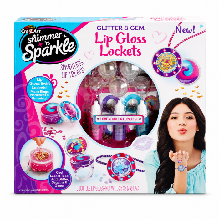 Shimmer 'n Sparkle Set creativo para hacer pintalabios y joyas - imagen comercial Shimmer 'n Sparkle Set creativo para hacer pintalabios y joyas